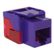 CAT6 RJ45 Keystone Jack for EZ® Style - Purple, Single IC1078L6PR CAT6 RJ45 Keystone Jack for EZ® Style - Purple, Single IC1078L6PR